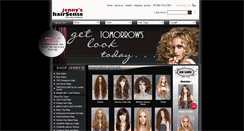 Desktop Screenshot of jennyshairsense.com